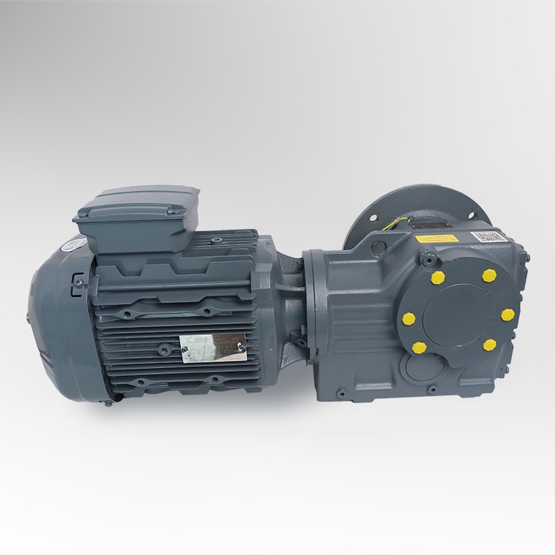 K-seriens spiralfasade kugghjulsreducerare med JKF bredfrekvensmotor